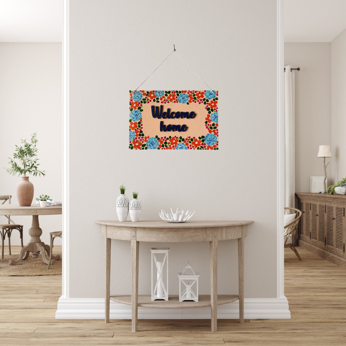 Welcome Home Wall Hanging (Squash)