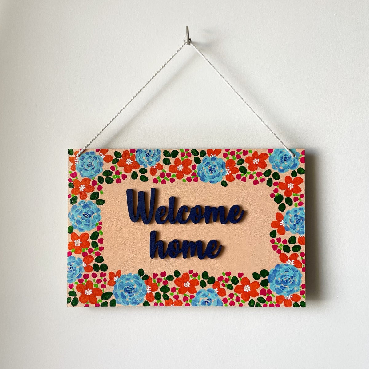 Welcome Home Wall Hanging (Squash)